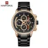 NAVIFORCE NF9184 Fashion Male Quartz Movt Man Watch Luxury Stainless Steel Watch Gift Watch